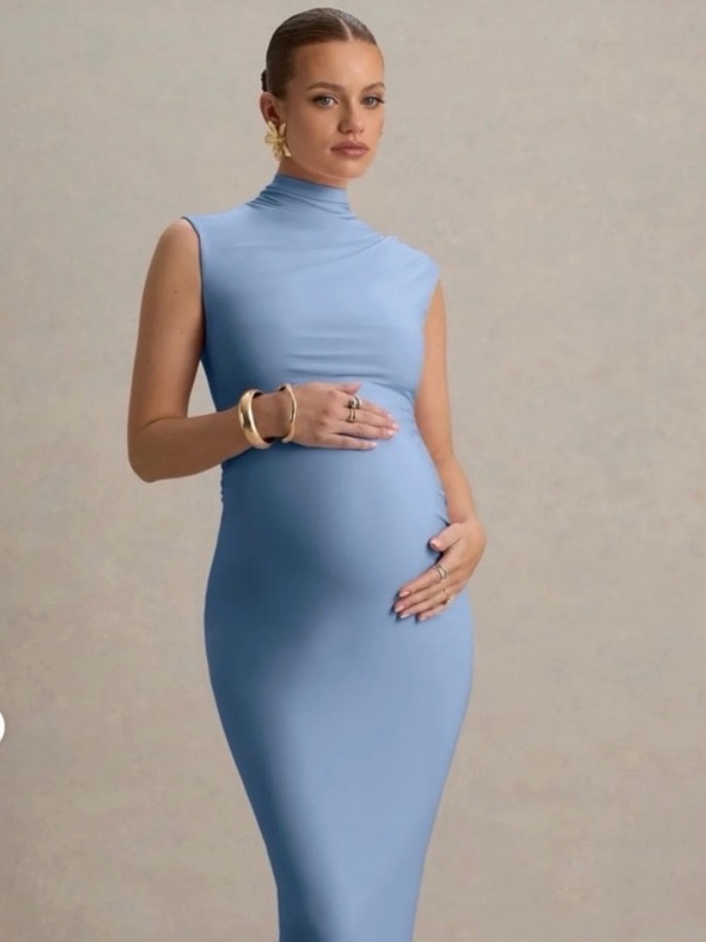 Club L London maternity maxi dress